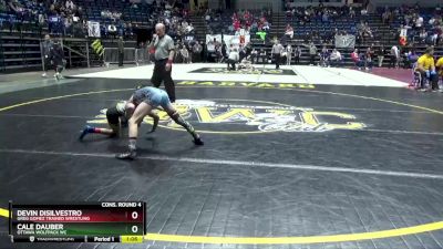 74 lbs Cons. Round 4 - Devin DiSilvestro, Greg Gomez Trained Wrestling vs Cale Dauber, Ottawa Wolfpack WC