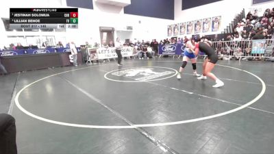 145 lbs Semifinal - Jestinah Solomua, Corona vs Lillian Benoe, Fountain Valley