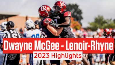 Dwayne McGee Lenoir-Rhyne Football Highlights | 2023 SAC Football