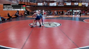 150 lbs Cons. Round 5 - Brody Loock, Raft River vs Jack Hamann, Twin Falls