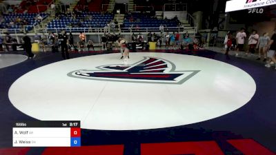 155 lbs Round Of 64 - Alexa Wolf, AR vs Jada Weiss, OH