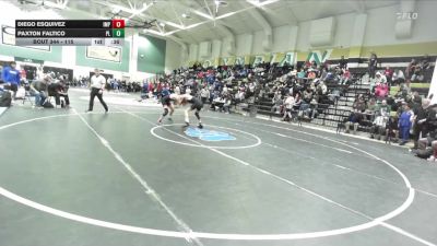 115 lbs Cons. Round 3 - Paxton Faltico, Point Loma vs Diego Esquivez, Imperial