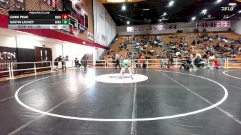 138 lbs Cons. Round 3 - Caide Peak, Natrona County vs Austin Lackey, Kelly Walsh