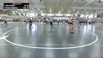 135 lbs Champ. Round 1 - Kyson Cornwall, Williamson Co Wrestling Club vs Noah Gerard, GroundZero