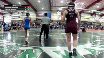 110 lbs Cons. Round 1 - Lilliana Apodaca, Elko vs Taylor Rogers, Sierra Vista