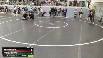 77 lbs Quarterfinal - Morgan Pegues, Juneau Youth Wrestling Club Inc. vs Jaxsen Harris, Mid Valley Wrestling Club