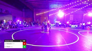 62 lbs Quarterfinal - Jesus Vasquez, Steel City Reloaded WC vs Chevy Plank, Maize WC