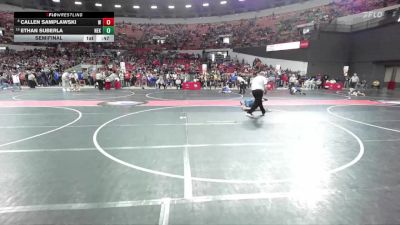 100 lbs Semifinal - Callen Samplawski, Chippewa Elite vs Ethan Suberla, Nekoosa