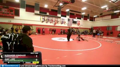 84 lbs Round 1 - Gary Ladd, Lake Stevens Wrestling Club vs Alexander Gonzalez, Hermiston Wrestling