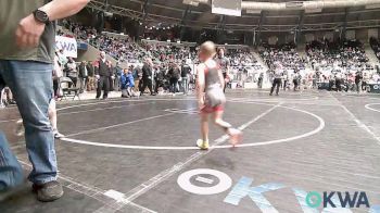 49 lbs Consi Of 16 #1 - Camden Ward, Weatherford Youth Wrestling vs Trevor Davidson, F-5 Grappling