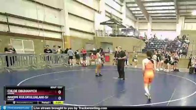 105 lbs Semifinal - Chloe Obuhanych, Hawaii vs Naiomi Kulukulualani-Sales, Hawaii