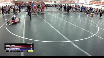 157 lbs Round 1 - Kade Abbey, Golden Eagles Wrestling Club vs Cory Langenberg, Team Zapas Wrestling Club