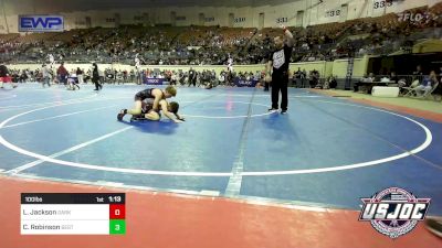 100 lbs Round Of 32 - Lane Jackson, Darko Valley Wolfpak vs Charlie Robinson, Best Trained