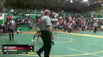 120 lbs 3rd Place Match - Nick Rodriquez, CLAY vs Joey Vazsonyi, Highland (Medina)