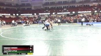 220 lbs 9th Place Match - Matthew Little, Skyview vs Timothy Derden, Bishop Kelly