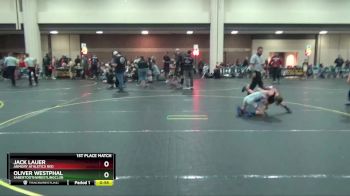 64 lbs 1st Place Match - Jack Lauer, Armory Athletics Red vs Oliver Westphal, SabertoothWrestlingClub