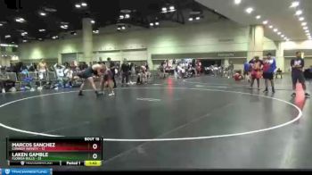 160 lbs Quarters & Wb (16 Team) - Marcos Sanchez, Cowboy Infinity vs Laken Gamble, Florida Bulls