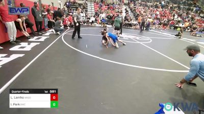 70 lbs Quarterfinal - Lincoln Lamho, Wagoner Takedown Club vs Izahyah Park, Bartlesville Wrestling Club