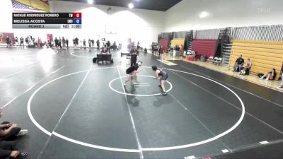 117-125 lbs Round 2 - Natalie Rodriguez Romero, Threshold WC vs Melissa Acosta, Legacy Wrestling Center
