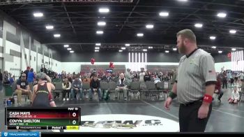 95 lbs Placement Matches (8 Team) - Cash Mays, Elite Ath Club WE vs Covyn Shelton, Legacy Red