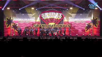 The California All Stars-San Marcos - White Gold [2024 L1 Senior - Small Day 1] 2024 Spirit Sports Grand Nationals