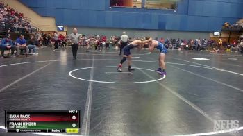 2 - 126 lbs Cons. Round 3 - Frank Kinzer, Fort Defiance vs Evan Pack, Madison County