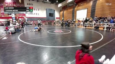 132 lbs Champ. Round 2 - Cooper Meyer, Wheatland vs Liam Green, Thunder Basin