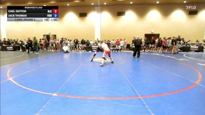 132 lbs Cons. Round 2 - Cael Dutton, New Jersey vs Jace Thomas, Pennsylvania
