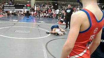 61 lbs Rr Rnd 1 - Kayden Healy, New England Gold - ESC vs Gianni Puorro, MeatHeadz - ESC