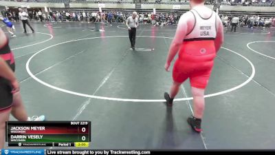 285 lbs Round 3 - Jackson Meyer, Wisconsin vs Darrin Vesely, Wisconsin