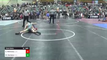 130 lbs Consolation - Connor Melloway, Legacy Nevada vs Marciano Montano, Fernley