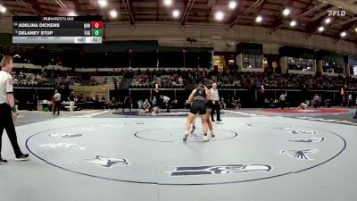 155 lbs Cons. Round 3 - Delaney Stup, Tuscarora vs Adelina Dickens, Queen Annes County High School