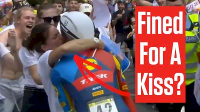 Julien Bernard Fined At Tour de France 2024 For Kissing His Wife During Stage 7