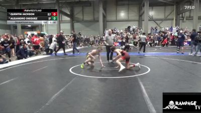 110 lbs Quarterfinal - Quentin Jackson, Slyfox vs Alejandro Dieguez, SC Punisher