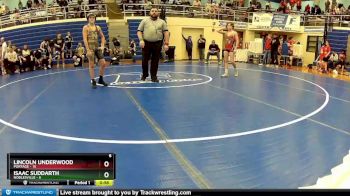 110 lbs Round 3 (4 Team) - Isaac Suddarth, Noblesville vs Lincoln Underwood, Portage