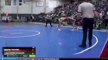 152 lbs Semis & 1st Wrestleback (8 Team) - Christopher Nickolite, Aquinas Catholic vs Bryson Thomsen, St Paul