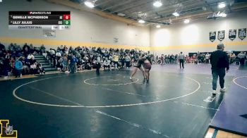 190 lbs Quarterfinal - Genelle McPherson, Hazelwood East vs Lilly Julius, Seckman