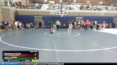 65 lbs Round 3 - Brooklyn Young, Small Town Wrestling vs Nayla O`Neill, Silver Valley