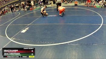 146 lbs Champ. Round 1 - Dean Christensen, Box Elder Stingers Wrestling vs Braxtyn Harris, Delta Wrestling Club