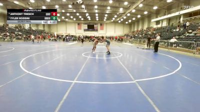 157 lbs Semifinal - Tyler Rossini, Brockport vs Anthony Tresch, USMAPS