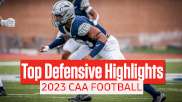 Top Defensive Highlights From The 2023 CAA Football Season
