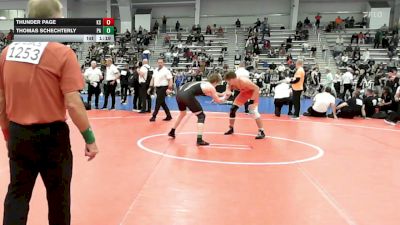 160 lbs Semifinal - Thunder Page, KS vs Thomas Schechterly, PA