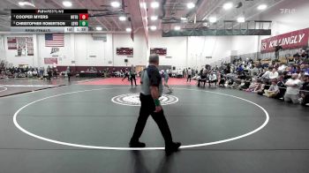 285 lbs Semifinal - Cooper Myers, Waterford vs Christopher Robertson, Ledyard