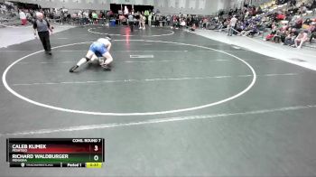 215 lbs Cons. Round 7 - Caleb Klimek, Peshtigo vs Richard Waldburger, Menasha