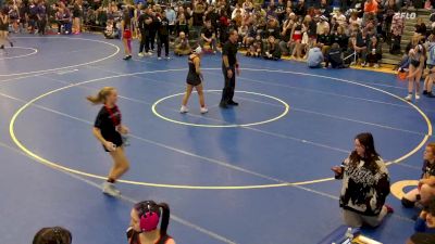 114 lbs Champ. Round 2 - Emily Garcia, Lyndonville vs Delia Hargarther, Midlakes