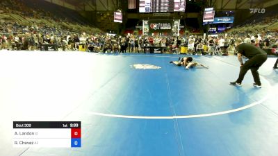 132 lbs Rnd Of 128 - Axxel Landon, ID vs Romeo Chavez, AZ