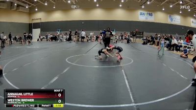 52 lbs Round 2 (10 Team) - Annagail Little, Irontide vs Weston Brewer, Warriors WC