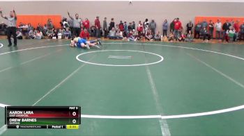 157 lbs Cons. Round 2 - Drew Barnes, Ontario vs Aaron Lara, East Liverpool