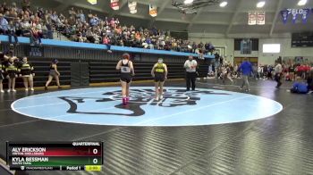 135 lbs Quarterfinal - Aly Erickson, Vinton-Shellsburg vs Kyla Bessman, South Tama