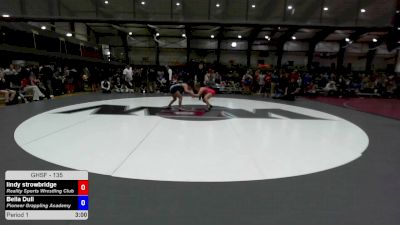 135 lbs Champ. Rd Of 16 - Lindy Strowbridge, Reality Sports Wrestling Club vs Bella Dull, Pioneer Grappling Academy